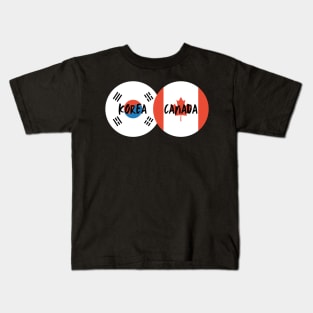 Korean Canadian - Korea, Canada Kids T-Shirt